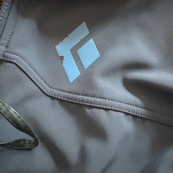 Black Diamond Softshell Fleece Full Zip Blue Jacket--XL - Picture 2 of 2